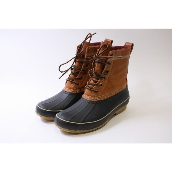 Aldo, Men\'s, Duck Boot, Size 8, Black and Brown, Lace Up, ~ 250507-WH 238 main image 4